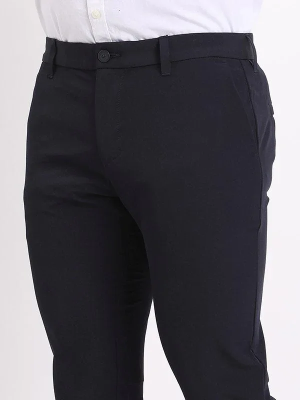 Men's Urban Fit Cotton Stretch Trousers - Image 3