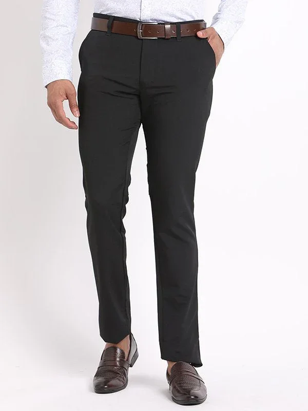 Men's Urban Fit Cotton Stretch Trousers - Image 6