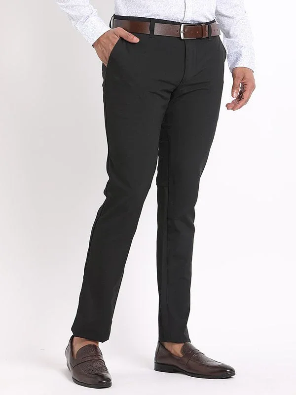 Men's Urban Fit Cotton Stretch Trousers - Image 7