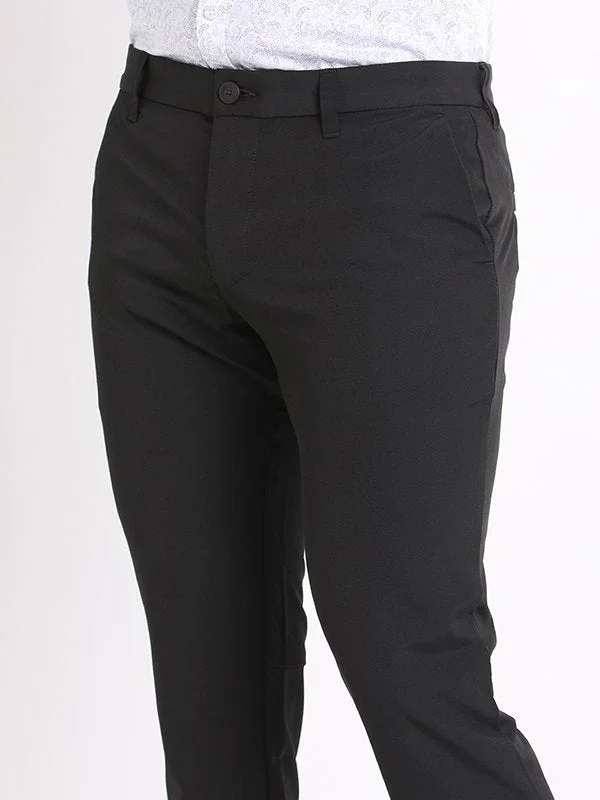 Men's Urban Fit Cotton Stretch Trousers - Image 8