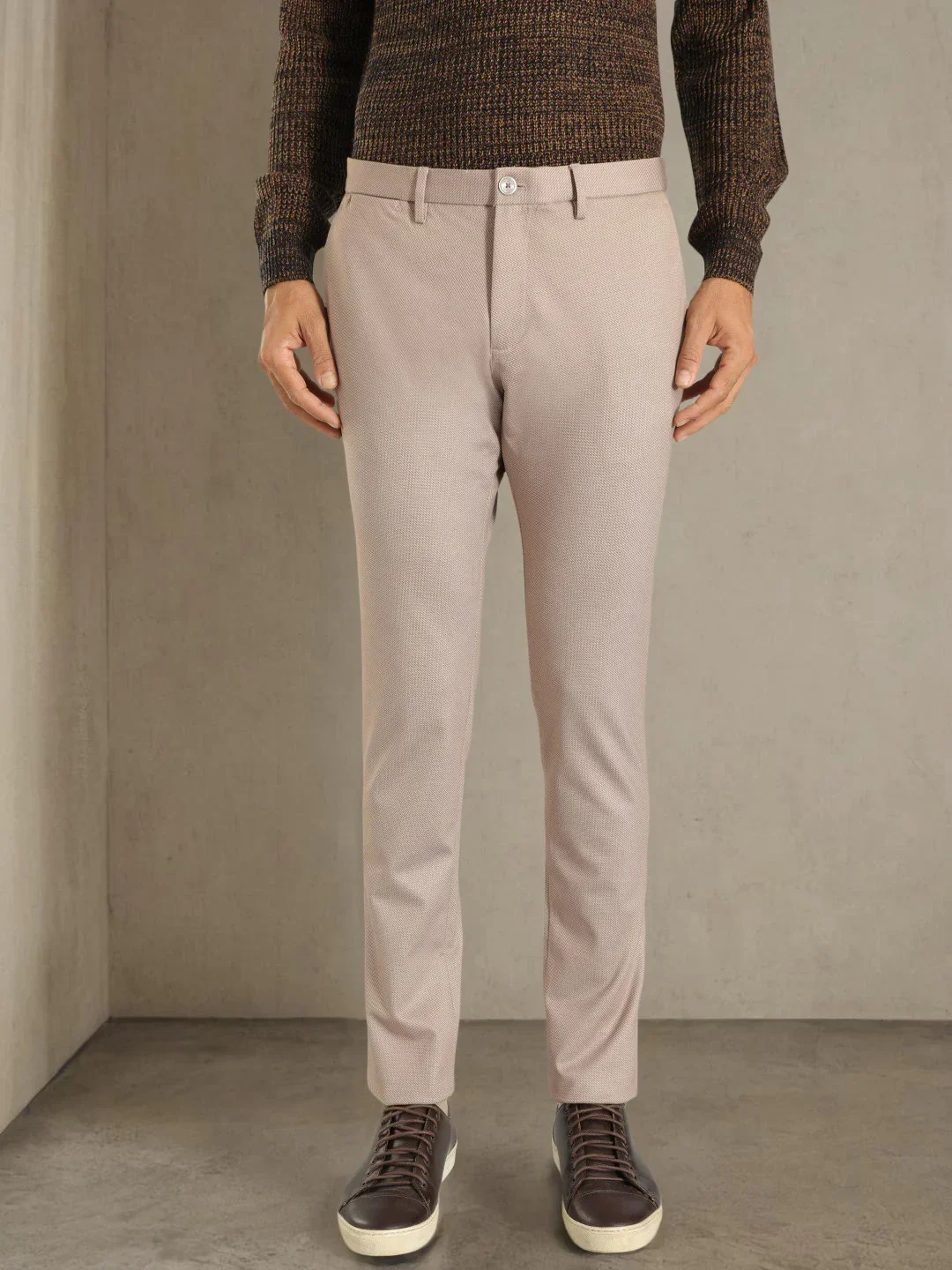 Men's Urban Fit Polyester Blend Trousers - Image 5