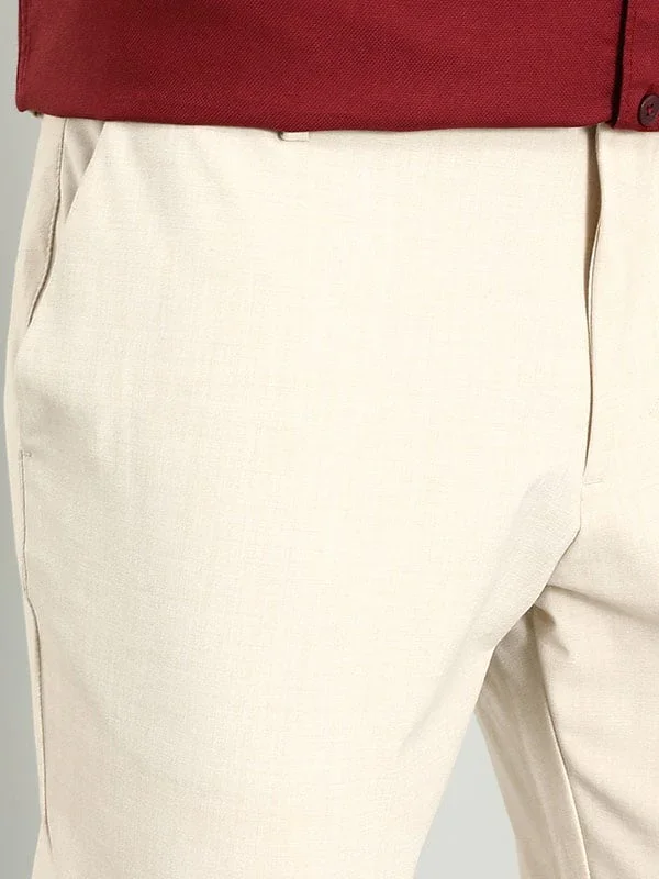 Men's Urban Fit Polyester Blend Trousers - Image 6