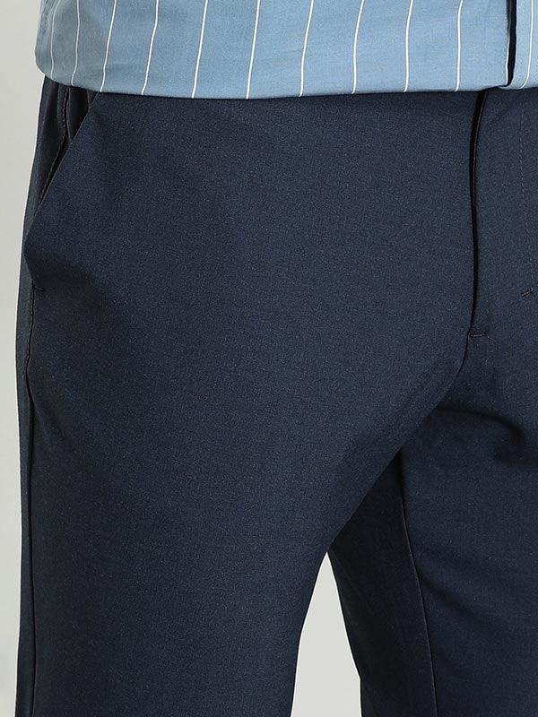 Men's Urban Fit Polyester Blend Trousers - Image 8
