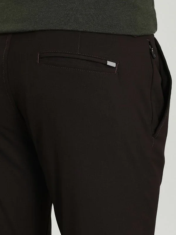 Men's Urban Fit Polyester Blend Trousers - Image 11