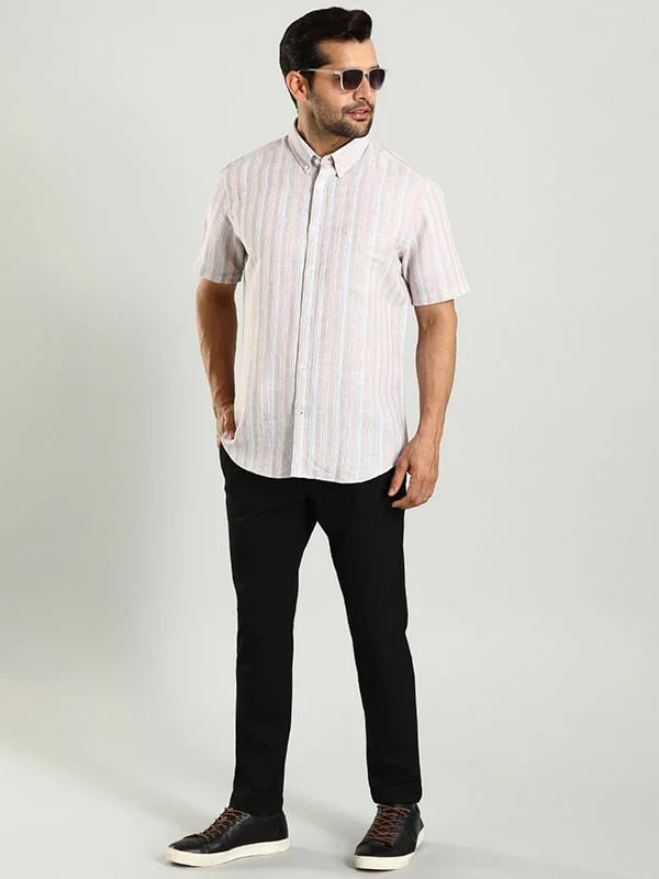 Men's Urban Fit Polyester Blend Trousers - Image 14