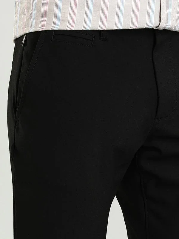 Men's Urban Fit Polyester Blend Trousers - Image 15