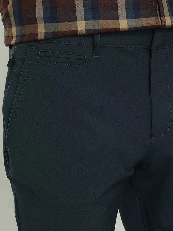 Men's Urban Fit Polyester Blend Trousers - Image 2