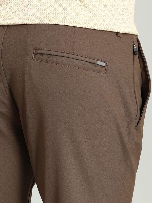 Men's Urban Fit Polyester Blend Trousers - Image 7