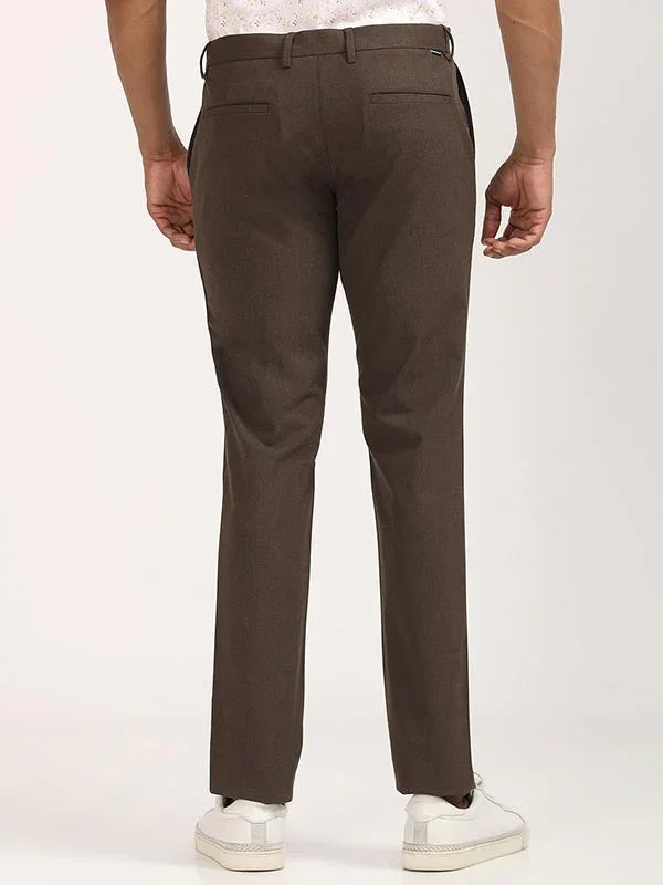 Men's Urban Fit Polyester Blend Trousers - Image 11