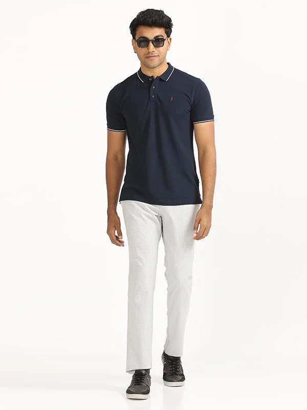 Men's Urban Fit Polyester Blend Trousers - Image 3