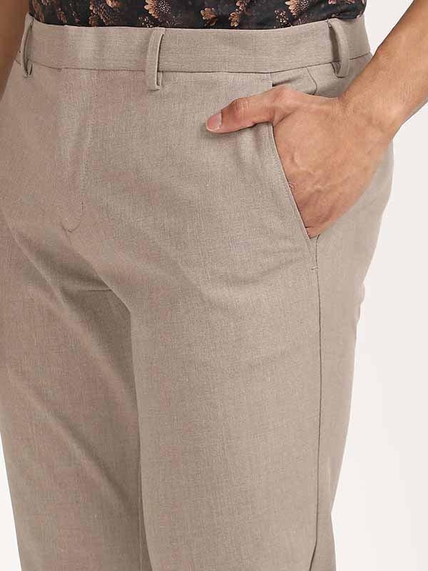 Men's Urban Fit Polyester Blend Trousers - Image 5