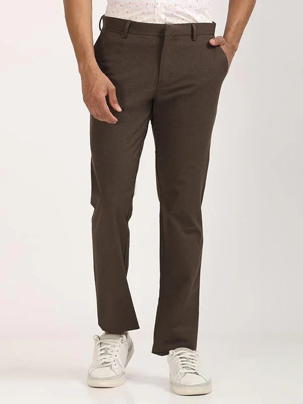 Men's Urban Fit Polyester Blend Trousers - Image 8