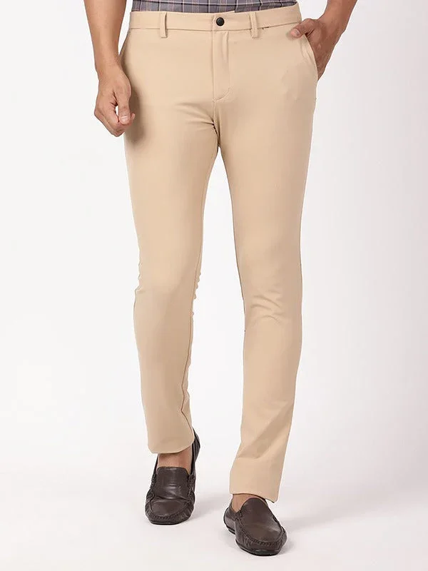 Men's Urban Fit Polyester Blend Trousers