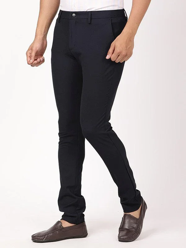 Men's Urban Fit Polyester Blend Trousers - Image 12