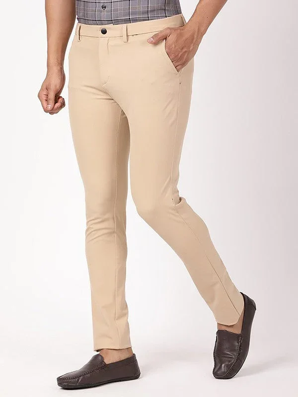 Men's Urban Fit Polyester Blend Trousers - Image 2