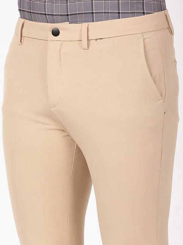 Men's Urban Fit Polyester Blend Trousers - Image 3