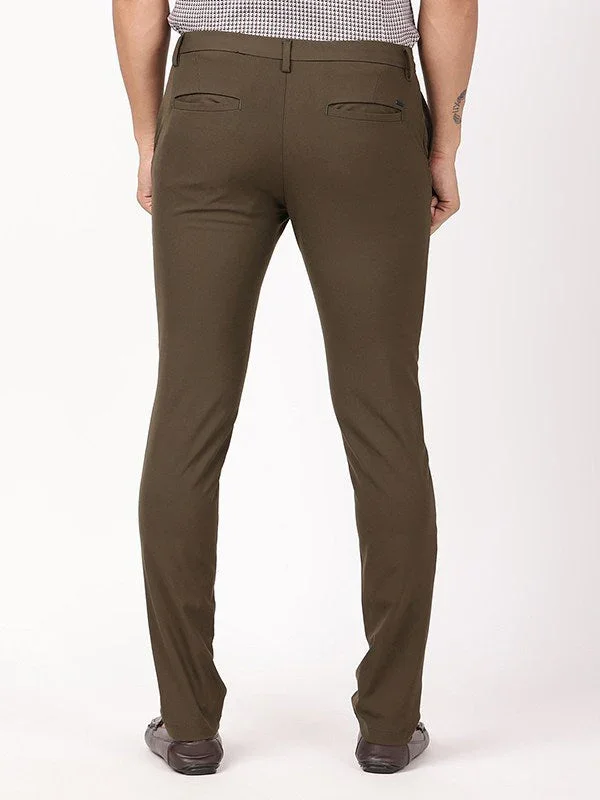 Men's Urban Fit Polyester Blend Trousers - Image 9