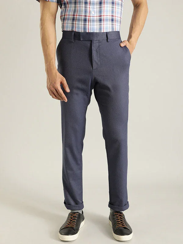 Men's Urban Fit Polyester Blend Trousers