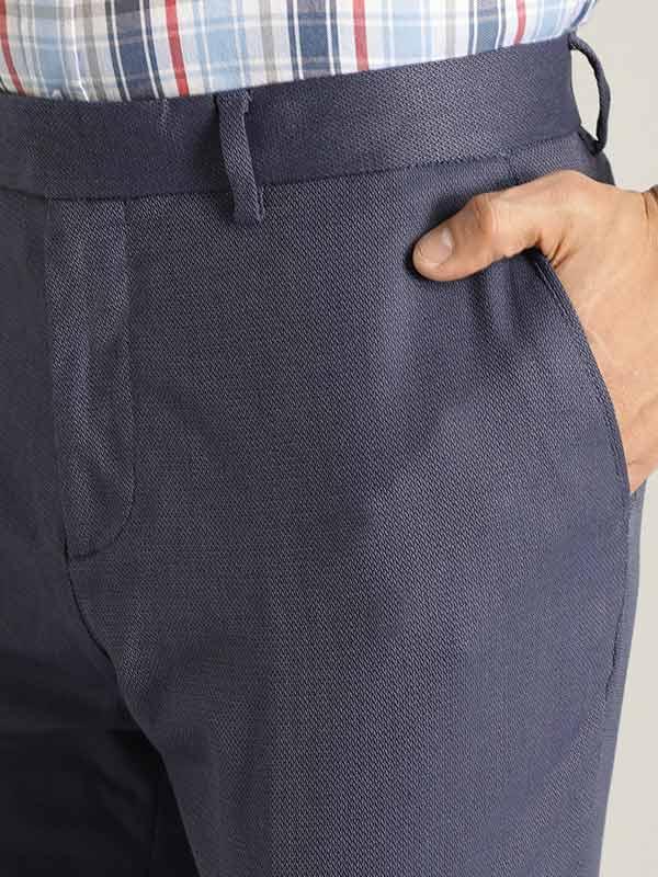 Men's Urban Fit Polyester Blend Trousers - Image 2