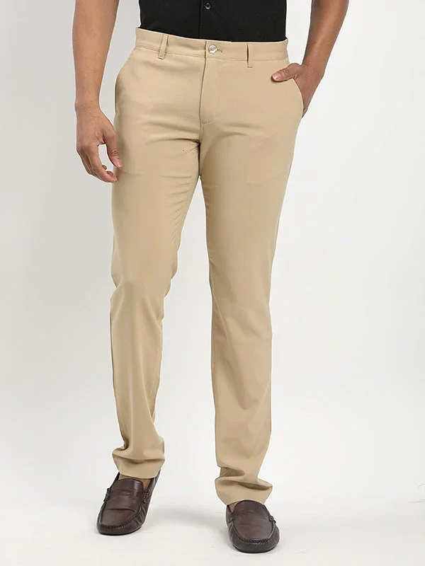 Men's Urban Fit Polyester Blend Trousers