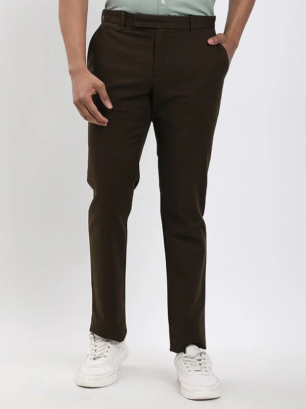 Men's Urban Fit Polyester Blend Trousers - Image 11