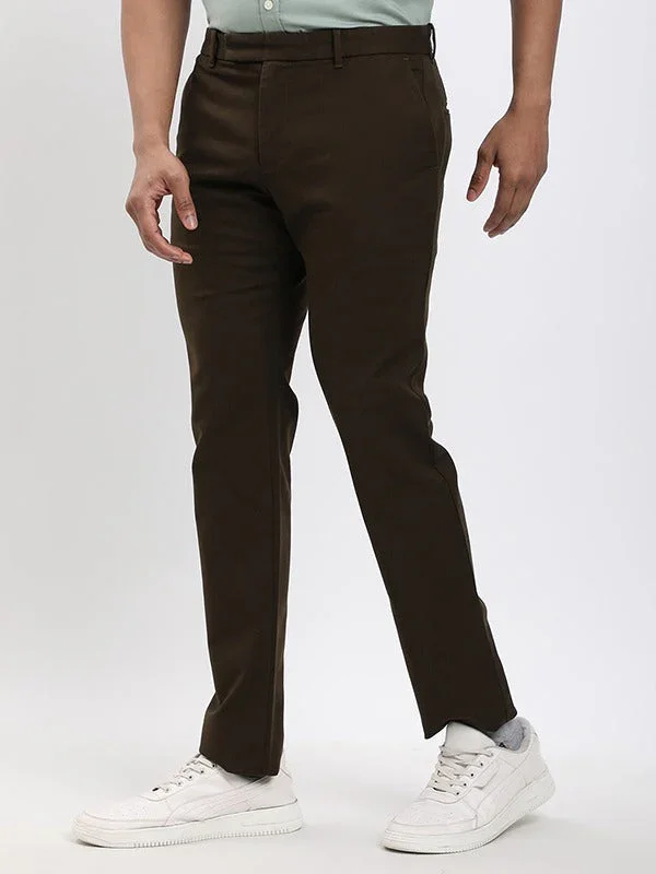 Men's Urban Fit Polyester Blend Trousers - Image 12