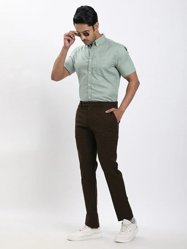 Men's Urban Fit Polyester Blend Trousers - Image 15