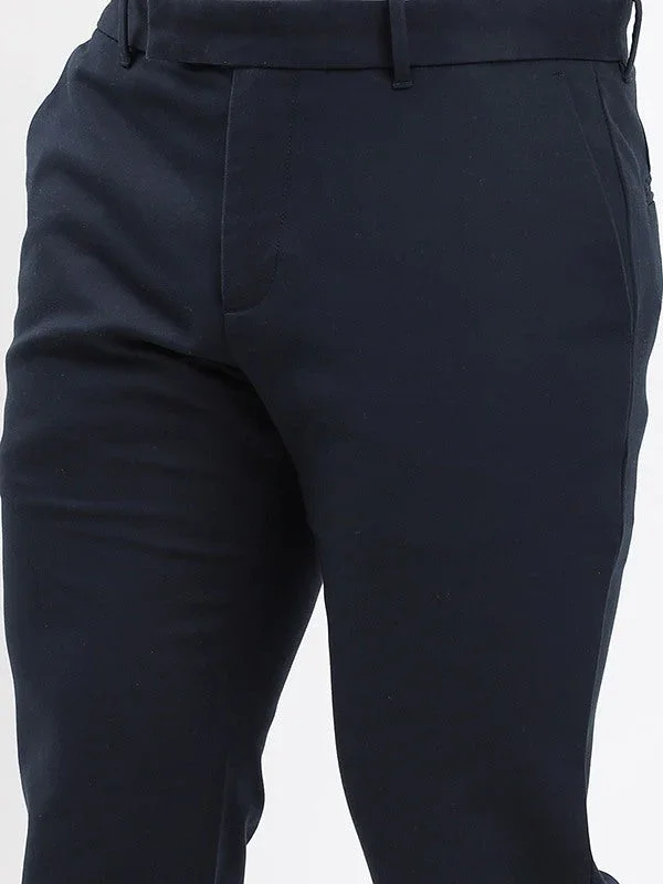 Men's Urban Fit Polyester Blend Trousers - Image 3