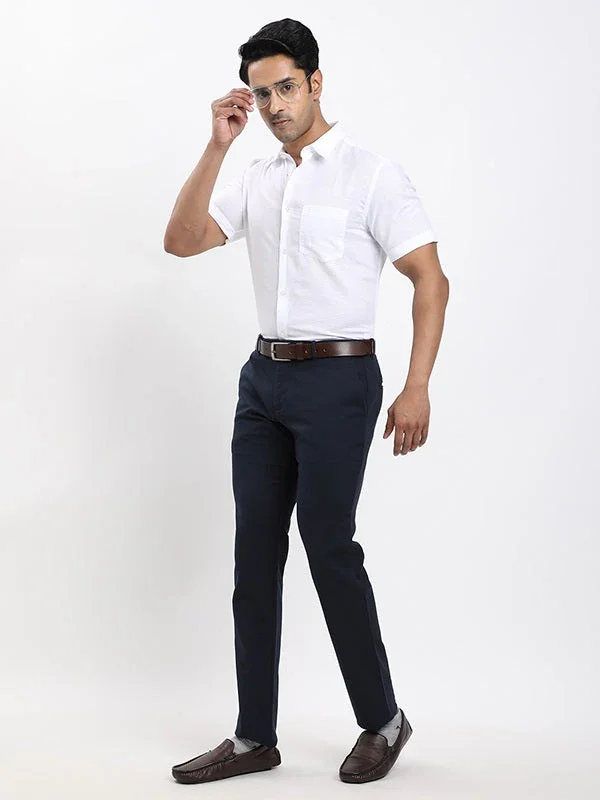 Men's Urban Fit Polyester Blend Trousers - Image 5