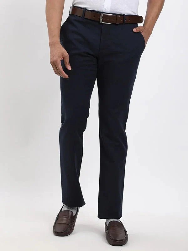 Men's Urban Fit Polyester Blend Trousers - Image 11