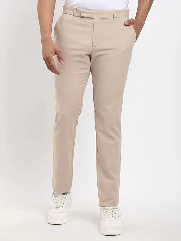 Men's Urban Fit Polyester Blend Trousers - Image 12