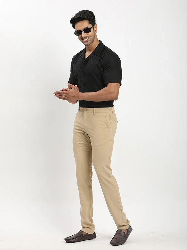 Men's Urban Fit Polyester Blend Trousers - Image 4