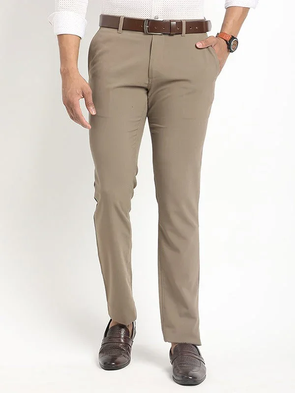 Men's Urban Fit Polyester Blend Trousers - Image 6