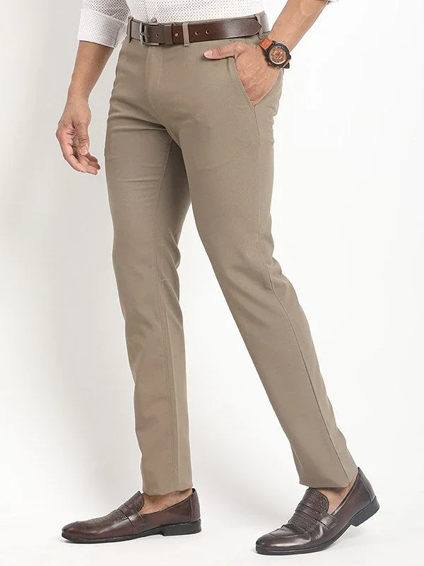 Men's Urban Fit Polyester Blend Trousers - Image 7
