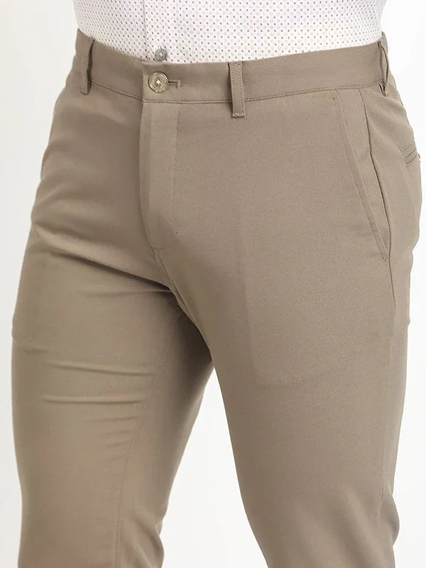 Men's Urban Fit Polyester Blend Trousers - Image 8