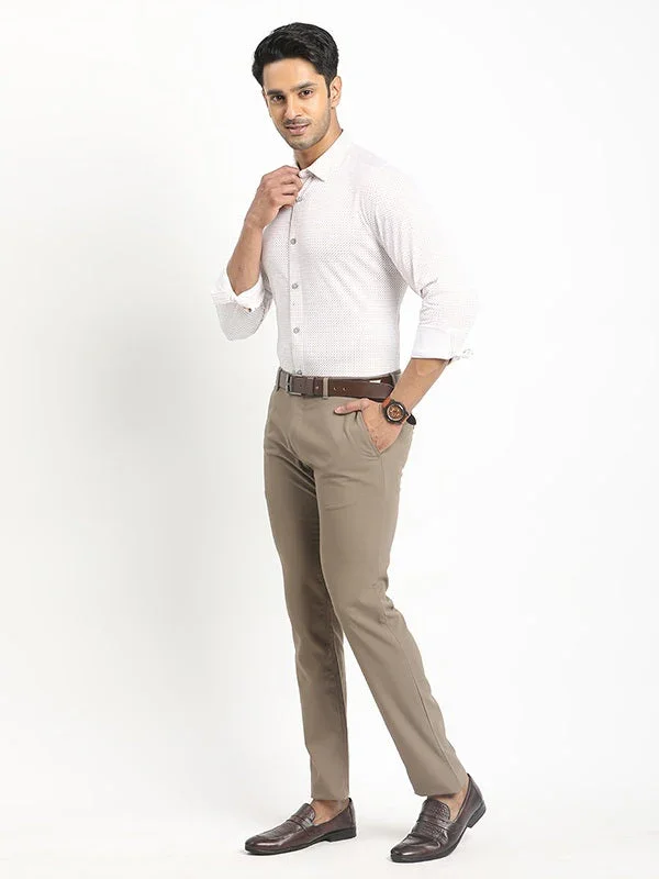 Men's Urban Fit Polyester Blend Trousers - Image 9