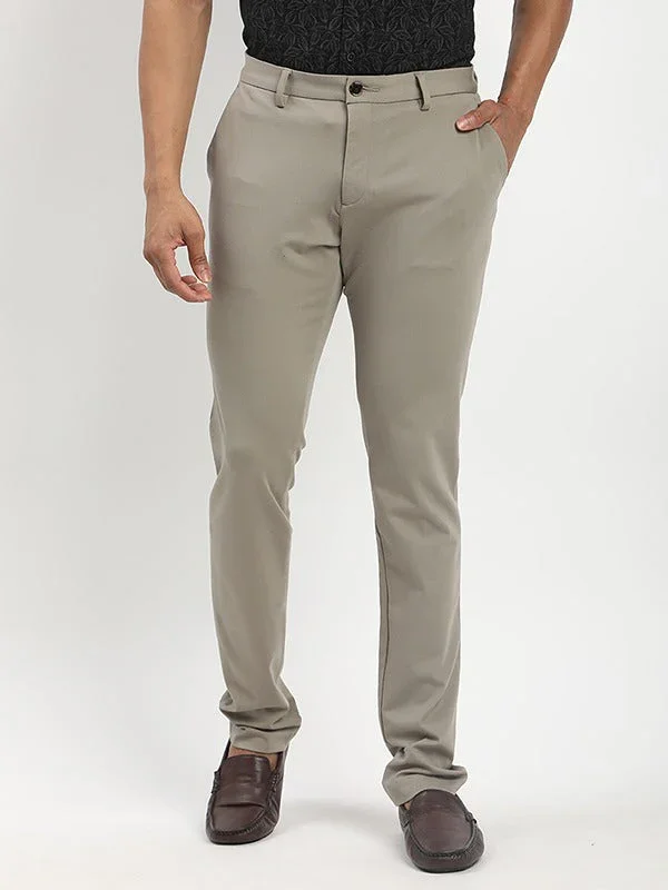 Men's Urban Fit Polyester Blend Trousers