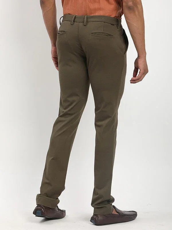 Men's Urban Fit Polyester Blend Trousers - Image 10