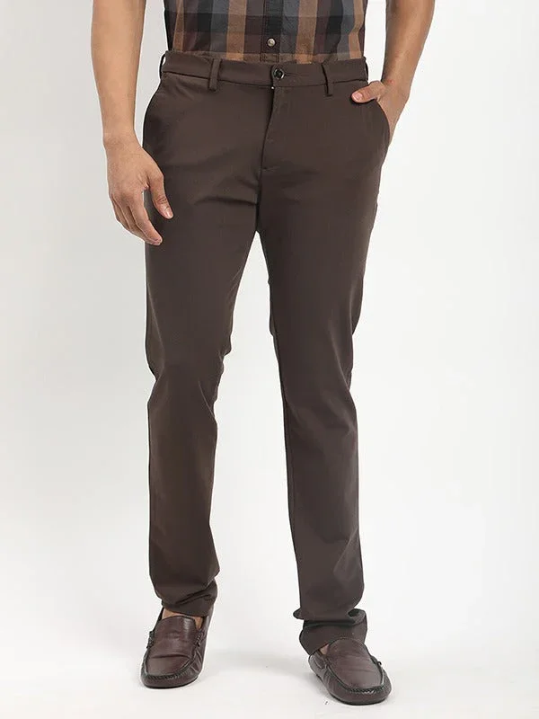 Men's Urban Fit Polyester Blend Trousers - Image 11