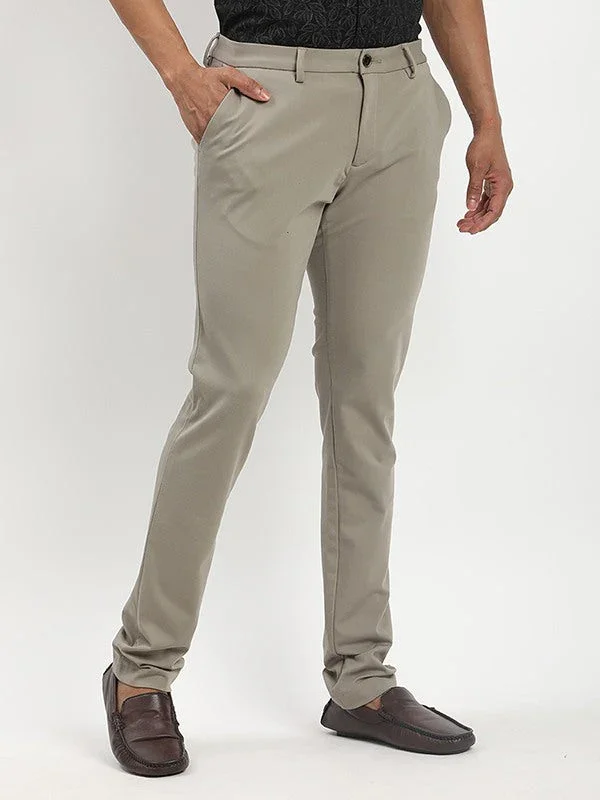 Men's Urban Fit Polyester Blend Trousers - Image 2