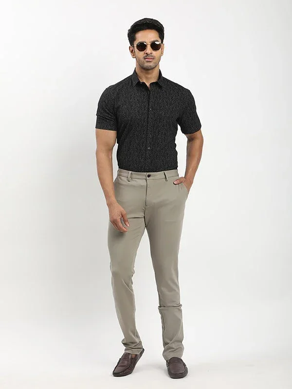 Men's Urban Fit Polyester Blend Trousers - Image 4