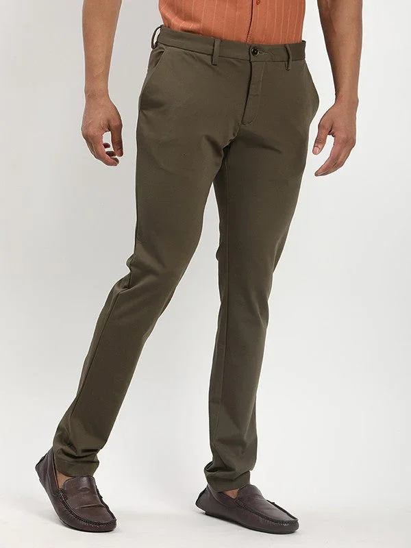 Men's Urban Fit Polyester Blend Trousers - Image 7