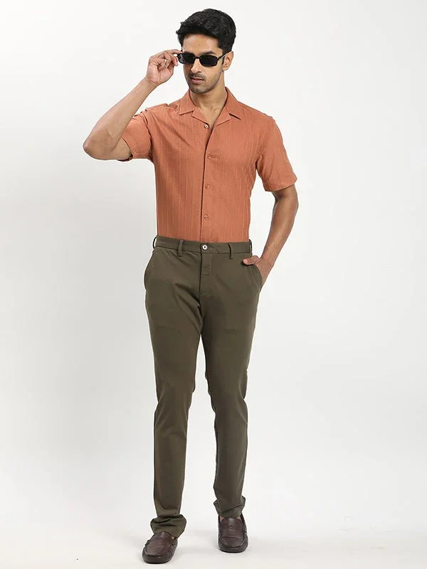 Men's Urban Fit Polyester Blend Trousers - Image 9