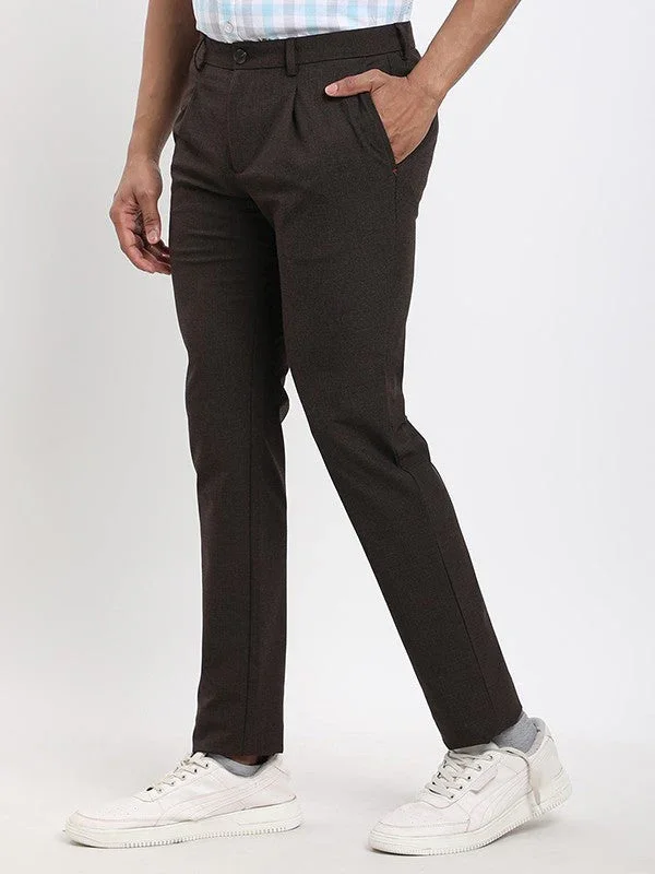 Men's Urban Fit Polyester Blend Trousers - Image 2