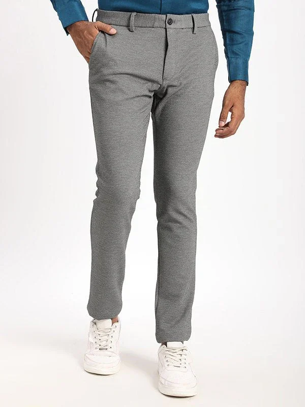 Men's Urban Fit Polyester Blend Trousers