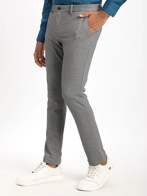 Men's Urban Fit Polyester Blend Trousers - Image 2