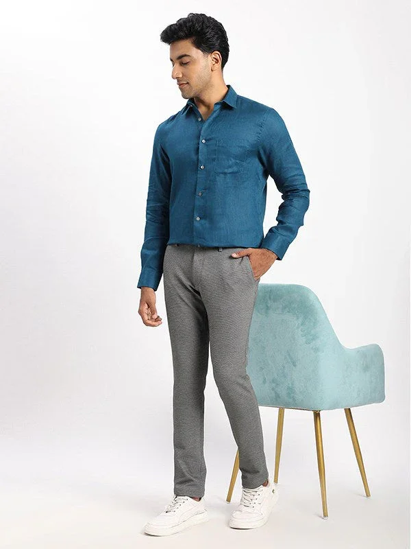 Men's Urban Fit Polyester Blend Trousers - Image 5