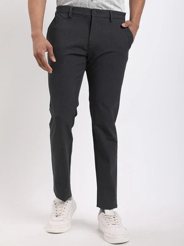 Men's Urban Fit Polyester Blend Trousers