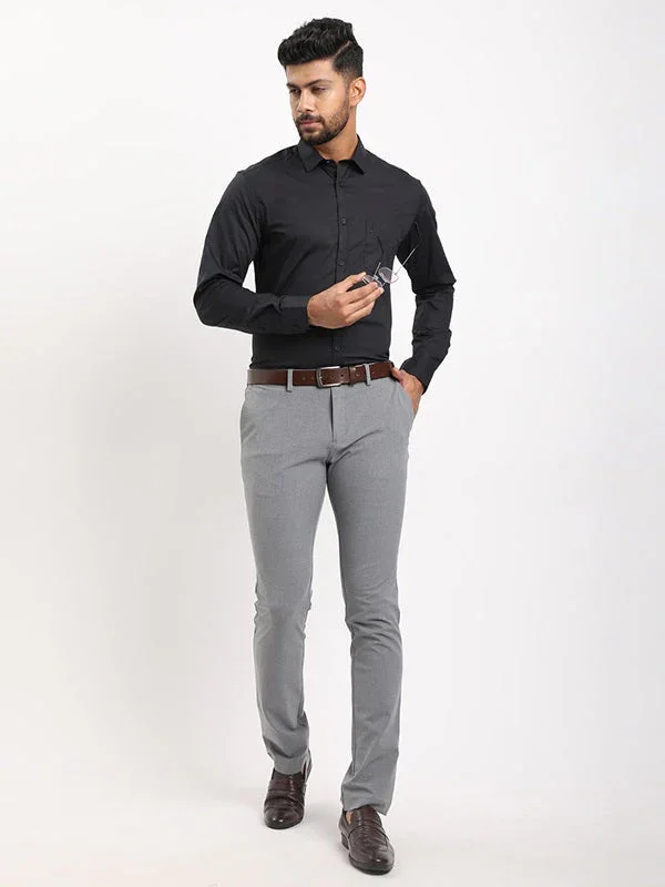 Men's Urban Fit Polyester Blend Trousers - Image 10