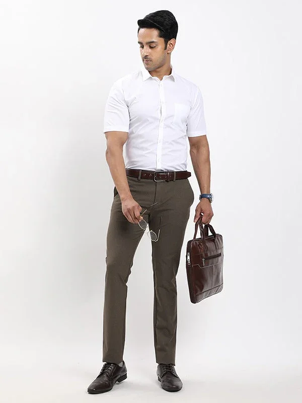 Men's Urban Fit Polyester Blend Trousers - Image 10